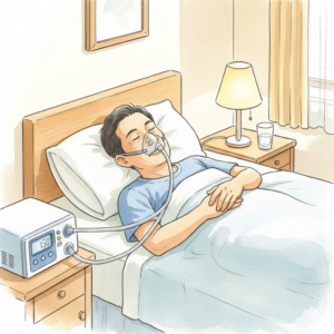 睡眠時無呼吸症候群の治療，いびきの治療，CPAP使用