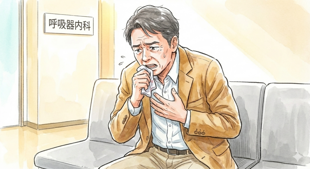 咳痰 息が苦しいは呼吸器内科へ 
