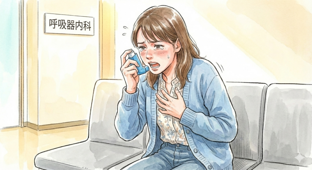 喘息、咳が止まらない、ヒューヒュー・ゼーゼーする
春日部市の呼吸器内科専門